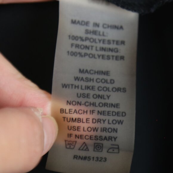 Vince Camuto Black Draped Deep Cut V-Neck Flowy Long Sleeve Blouse Size Small - Picture 5 of 7